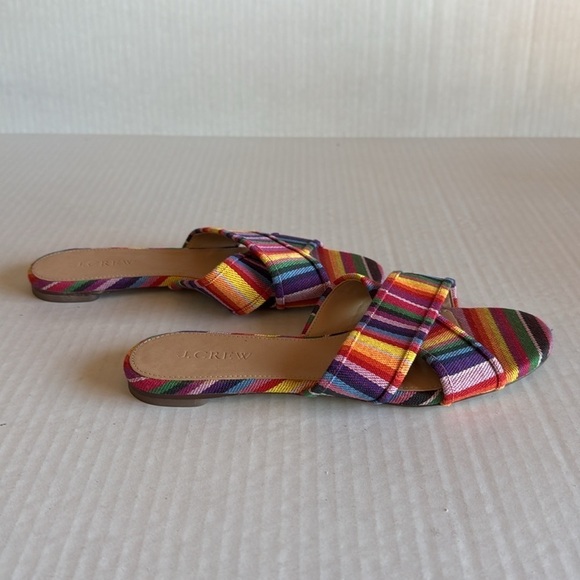 J. Crew Multicolored Textile Slide Sandals - Picture 6 of 10